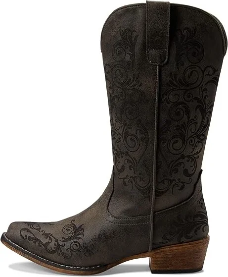 Roper Tall Stuff Women's Boots Black : 5 M, Synthetic - Image 5