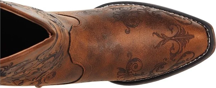 Roper Tall Stuff Women's Boots Tan Faux Leather : 10 M, Synthetic - Image 2