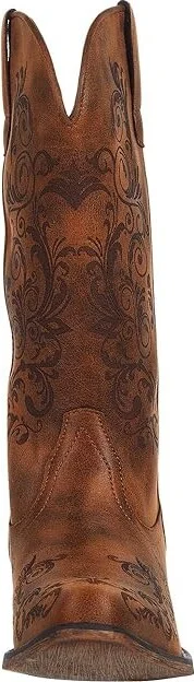 Roper Tall Stuff Women's Boots Tan Faux Leather : 10 M, Synthetic - Image 5