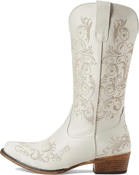 Roper Tall Stuff Women's Boots White : 10 M, Synthetic - Image 6