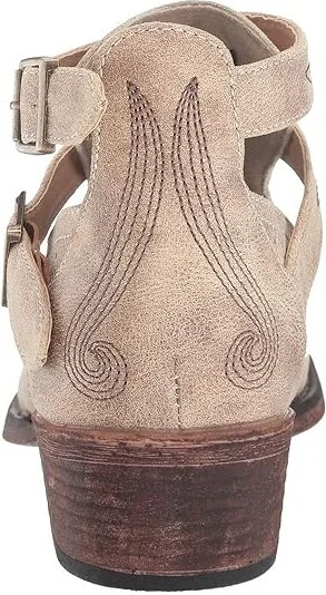 Roper Willa Cowboy Women's Boots Vintage Beige Faux Leather : 10 M, Synthetic - Image 5