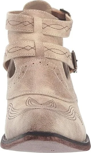 Roper Willa Cowboy Women's Boots Vintage Beige Faux Leather : 10 M, Synthetic - Image 6