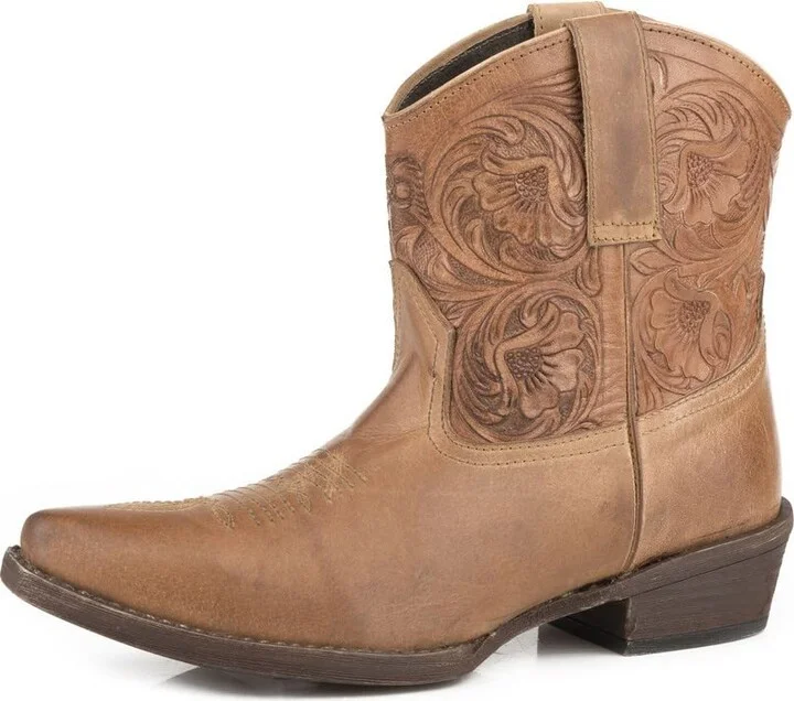 Roper Women's Dusty Tooled Western Boot