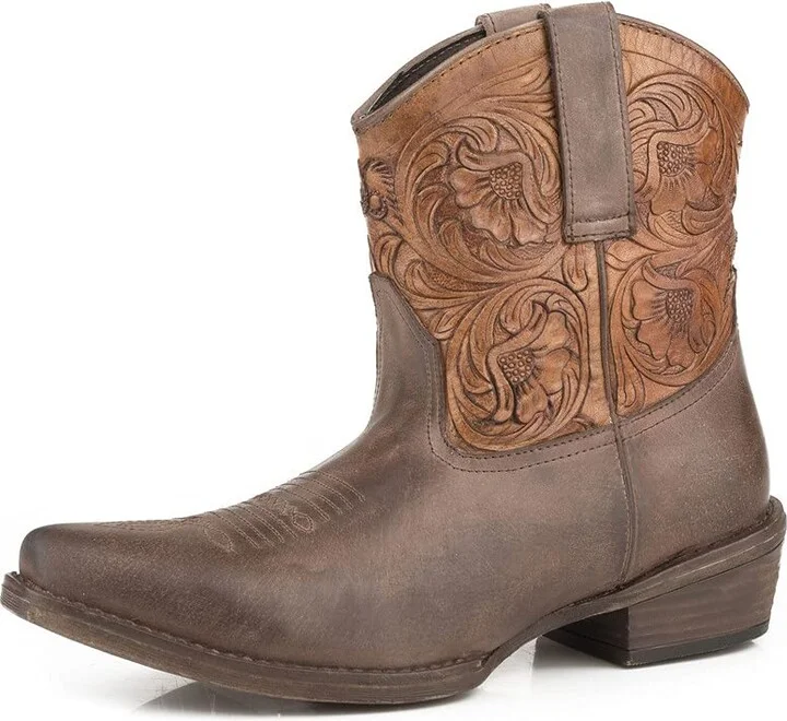 Roper Women's Dusty Tooled Western Boot