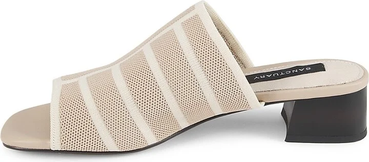 Rori Textured Striped Sandals - Image 4