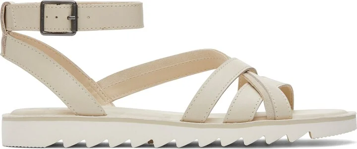 Rory Cream Leather Sandal