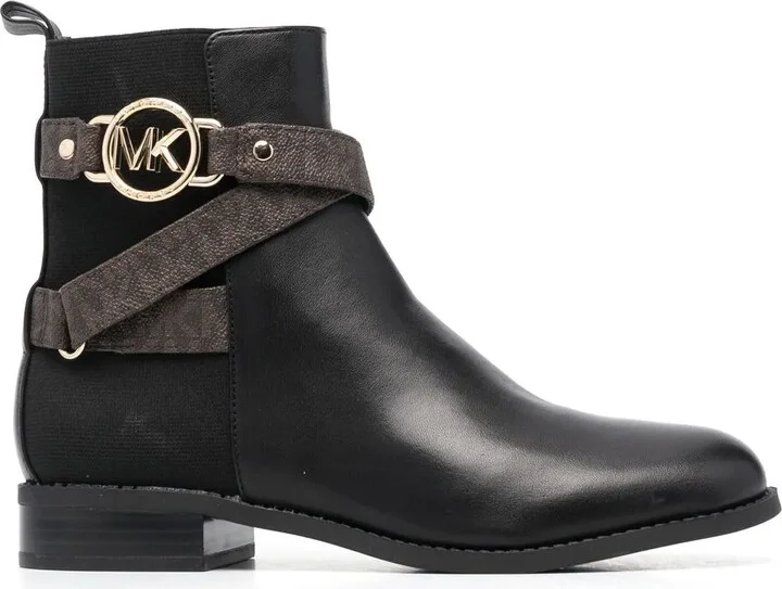 Rory logo-trim boots
