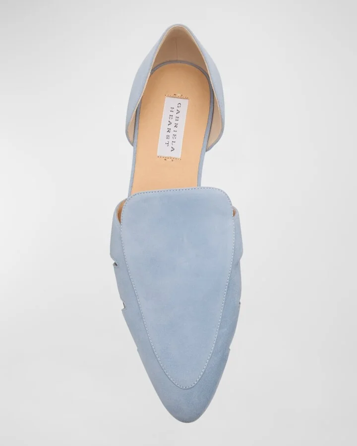 Rory Suede Ballerina Loafers - Image 2
