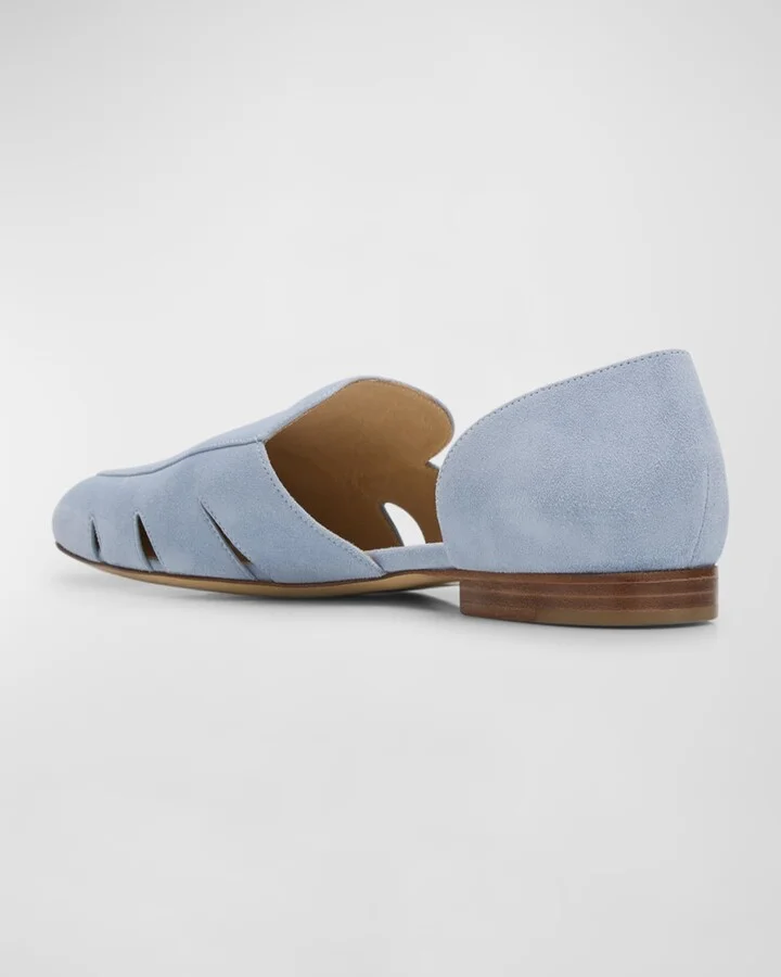 Rory Suede Ballerina Loafers - Image 5