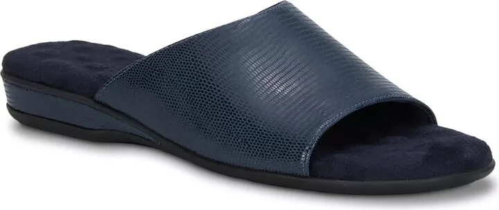 Navy Snake Print