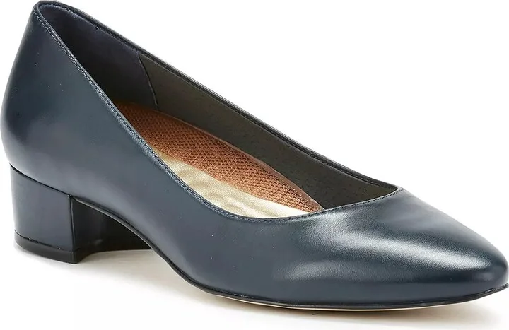 Navy Leather