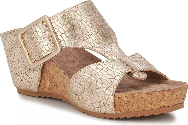 Gold Crinkle Leather