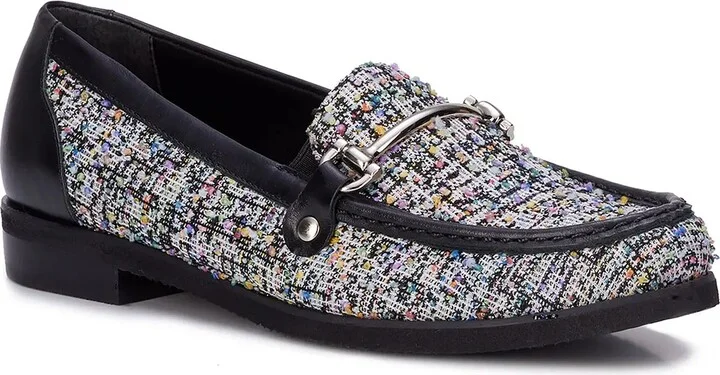 Black/Multicolor Tweed