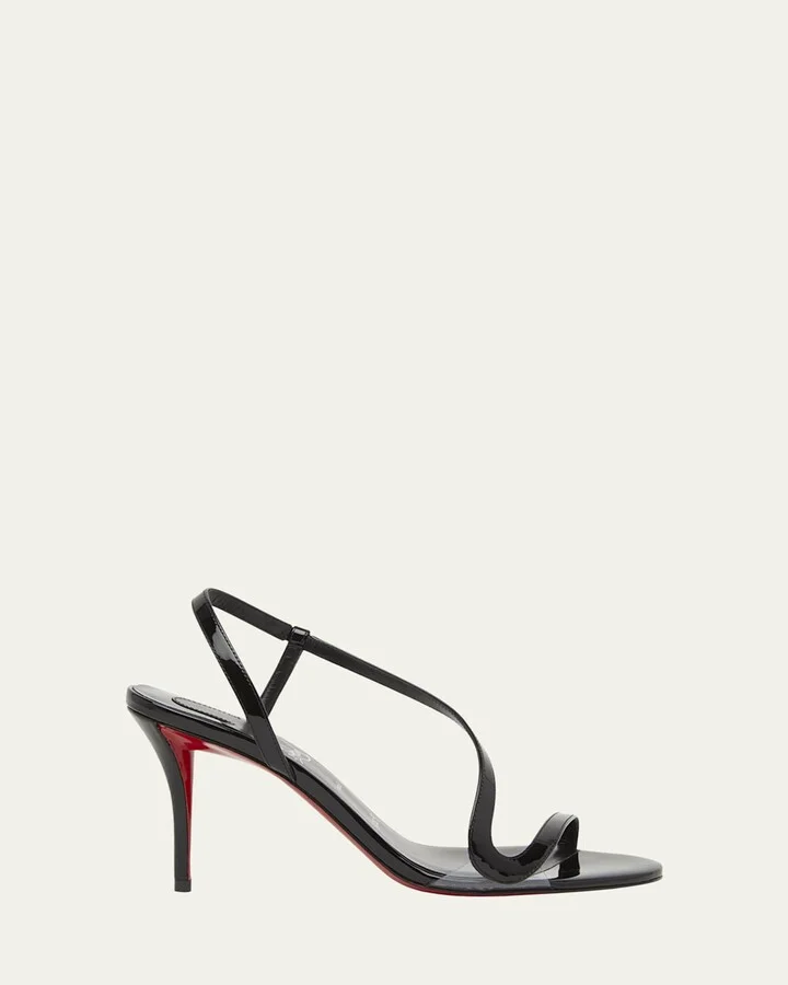 Rosa Z Patent Red Sole Sandals