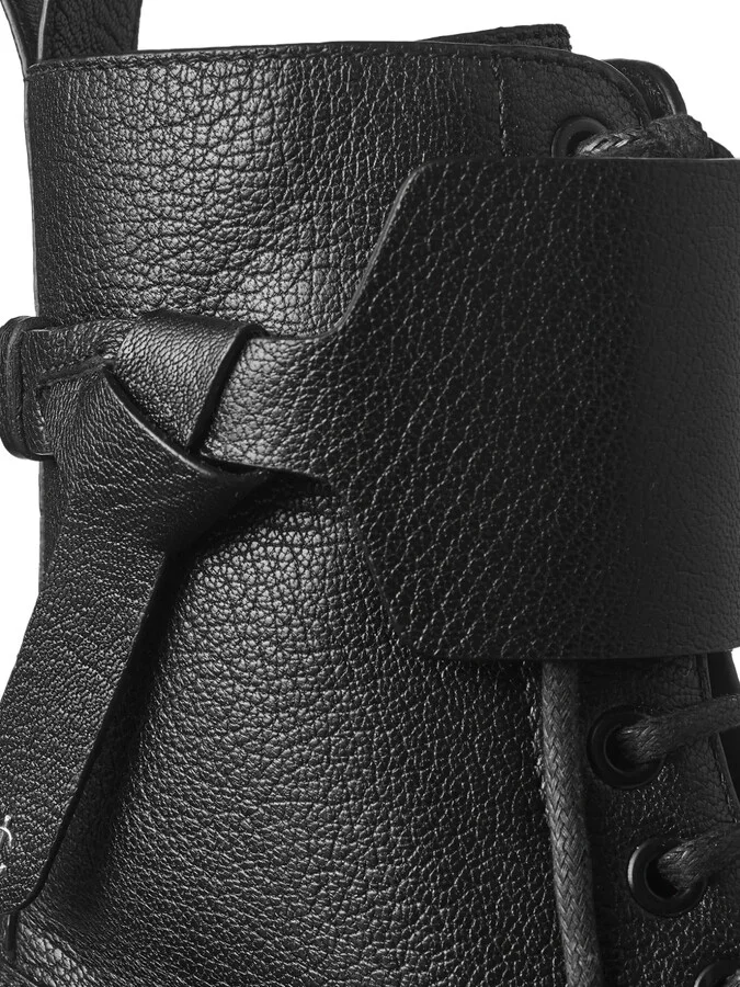 Rosabel leather lace-up combat boots - Image 4