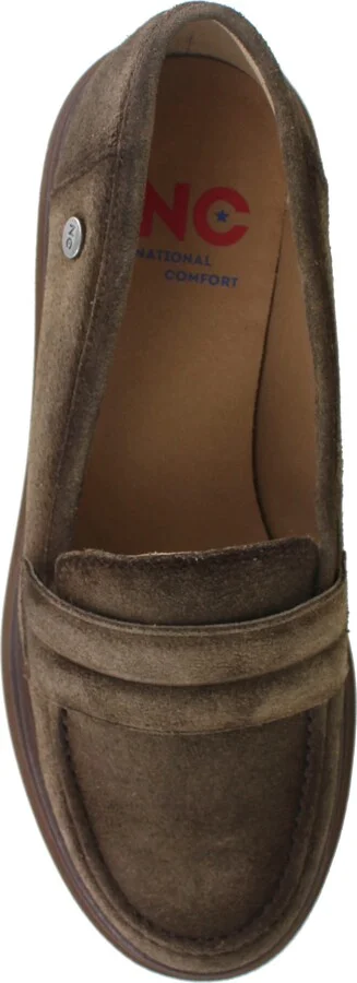 Rosalia Water Resistant Suede Lug Sole Loafer - Image 5