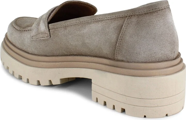 Rosalia Water Resistant Suede Lug Sole Loafer - Image 8