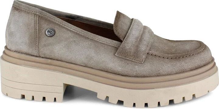 Rosalia Water Resistant Suede Lug Sole Loafer - Image 9