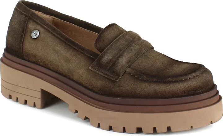 Rosalia Water Resistant Suede Lug Sole Loafer