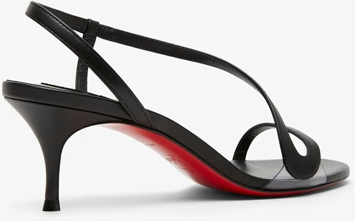Rosalie 55 black leather sandals - Image 3
