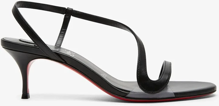 Rosalie 55 black leather sandals
