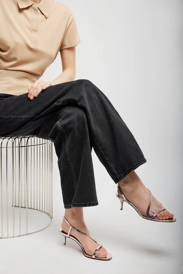 Rosalie 55 metallic sandals - Image 2