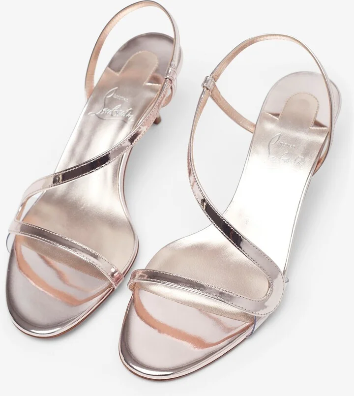 Rosalie 55 metallic sandals - Image 4