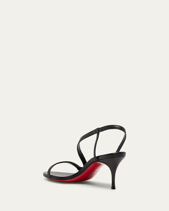 Rosalie Leather Red Sole Slingback Sandals - Image 2