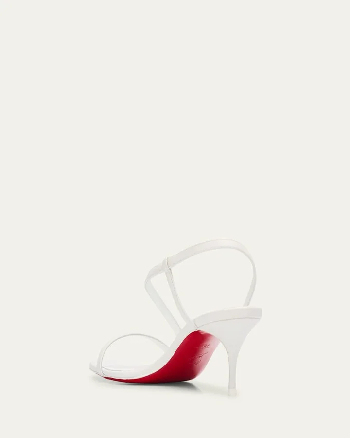 Rosalie Leather Red Sole Slingback Sandals - Image 3