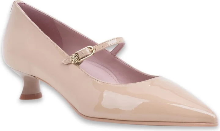 Beige Classic Patent