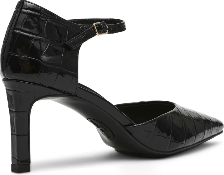 Rosalind Croc Embossed Ankle Strap Sandal - Image 2