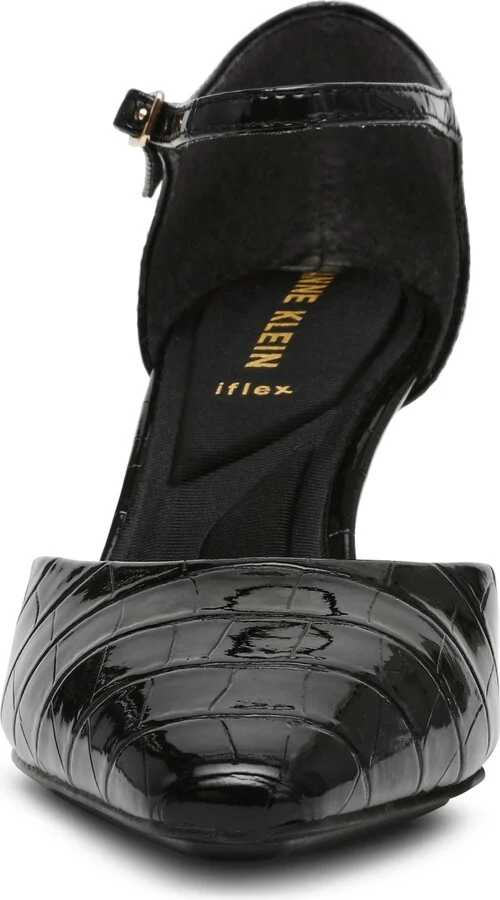 Rosalind Croc Embossed Ankle Strap Sandal - Image 4