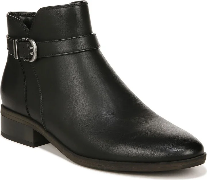 Rosaline Womens Faux Leather Ankle Booties