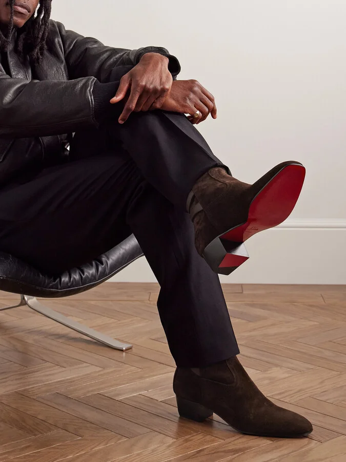 Rosalio Jodhpur Buckled Leather-Trimmed Suede Chelsea Boots - Image 2