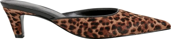 Rosaly Genuine Calf Hair Kitten Heel Mule - Image 3