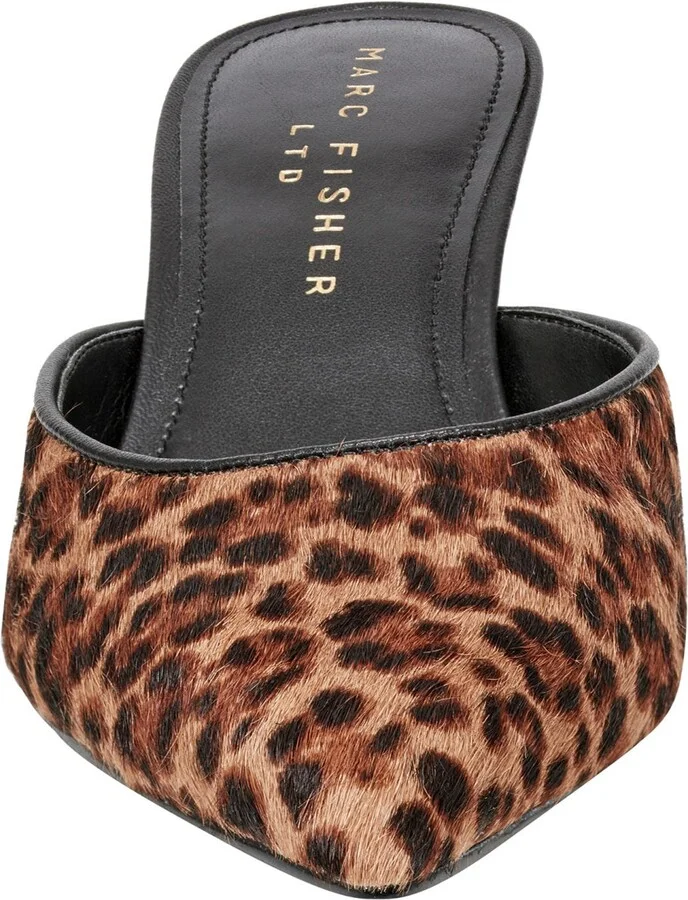 Rosaly Genuine Calf Hair Kitten Heel Mule - Image 4