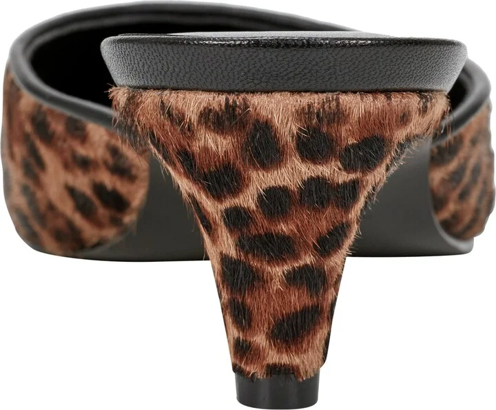 Rosaly Genuine Calf Hair Kitten Heel Mule - Image 7