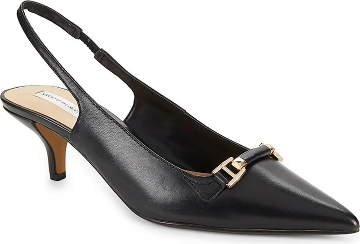 Rosalyn 64MM Leather Slingback Pumps - Image 2