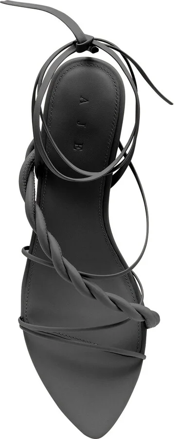 Rosamund Strappy Twist Heel In Colour Black Size 35 - Image 4