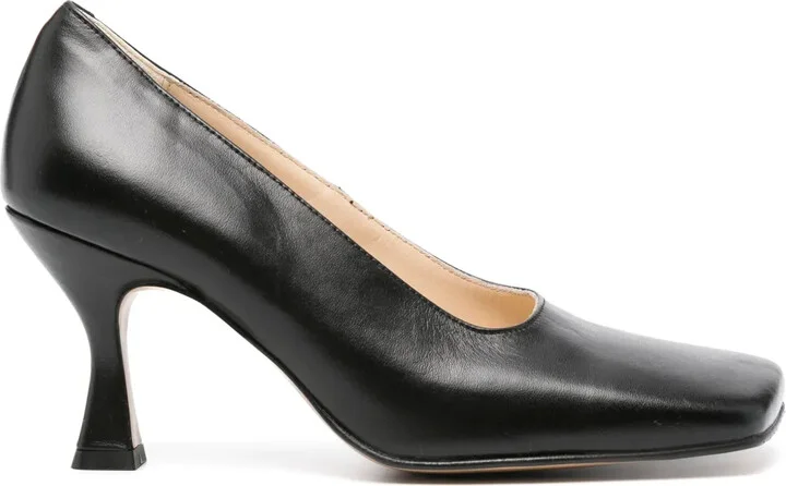 Rosana 80mm leather pumps