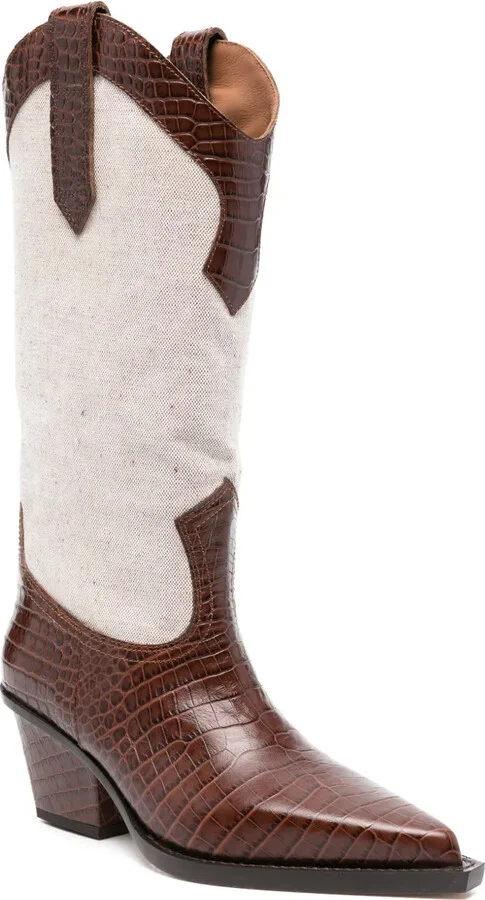 Rosario 60mm two-tone boots - Image 2