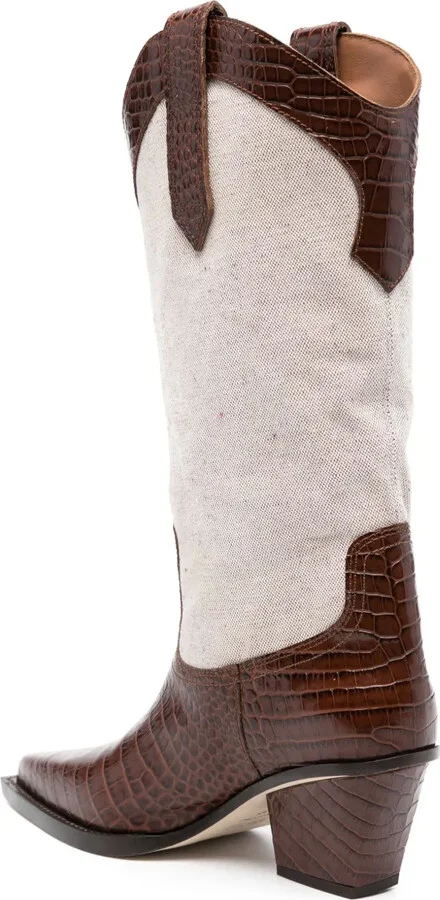 Rosario 60mm two-tone boots - Image 3