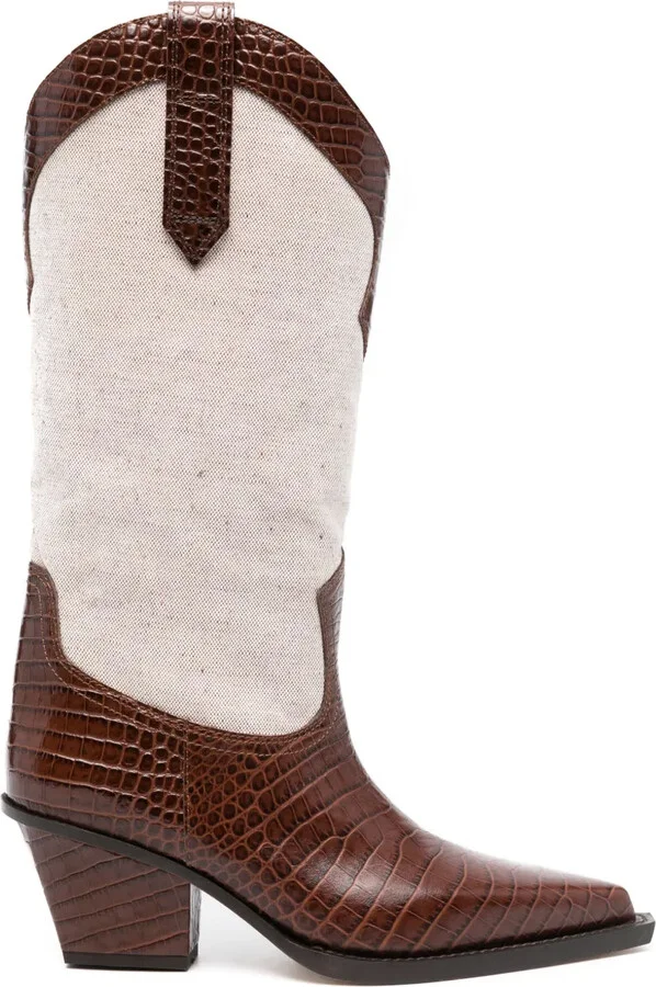 Rosario 60mm two-tone boots