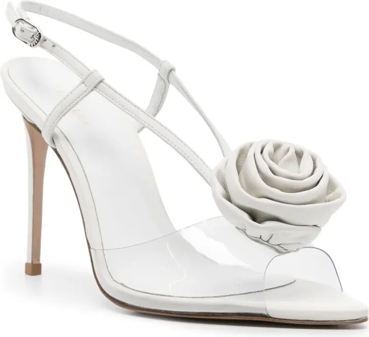 Rose 110mm leather sandals - Image 2
