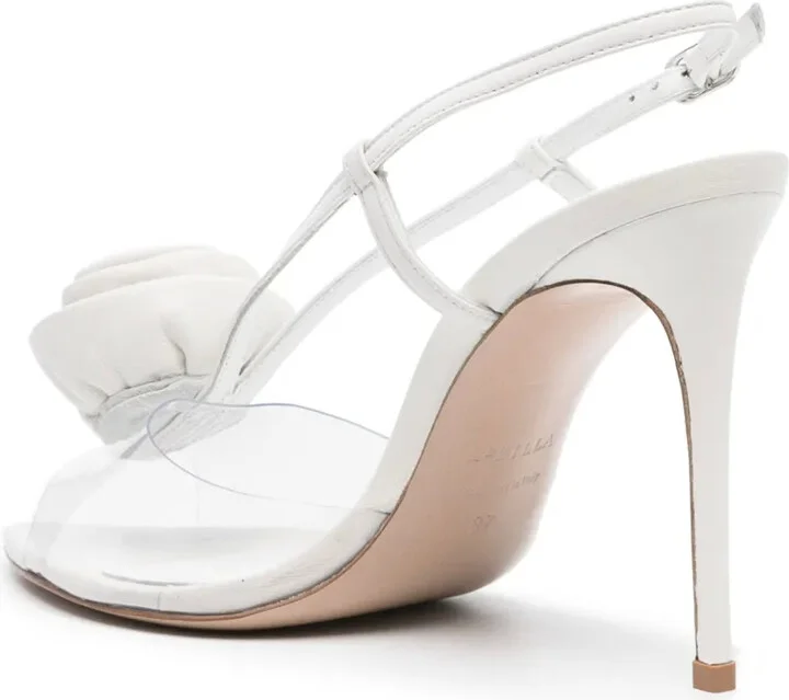 Rose 110mm leather sandals - Image 3