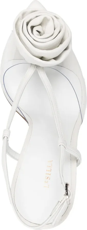Rose 110mm leather sandals - Image 4
