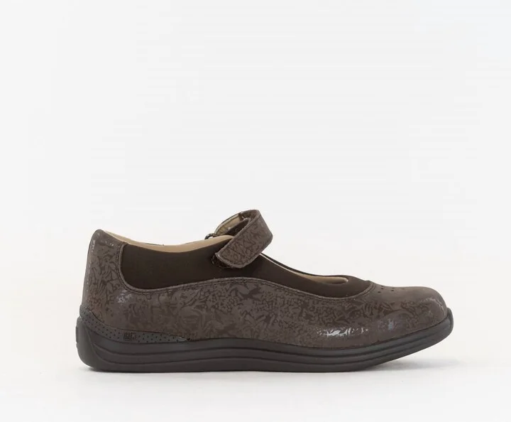 Rose Loafer In Brown Foil Loafer