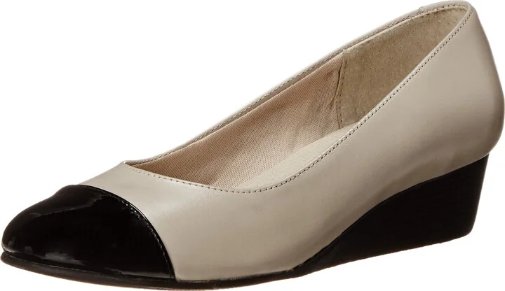 Bone/Black Patent