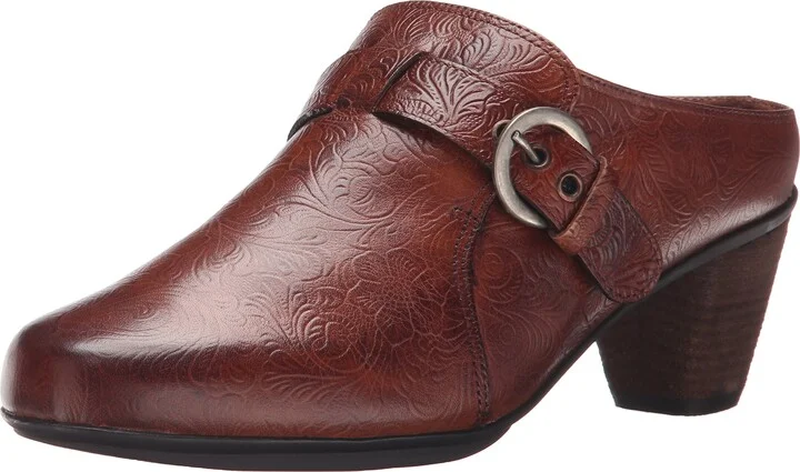 Tan Tooled Leather