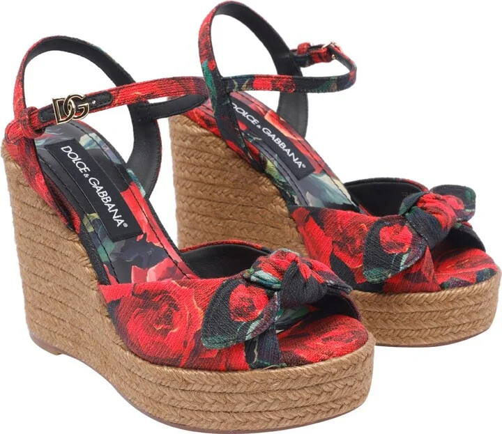 Rose Print Wedge - Image 2